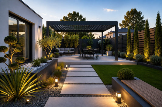 Aménagez votre jardin moderne en lotissement