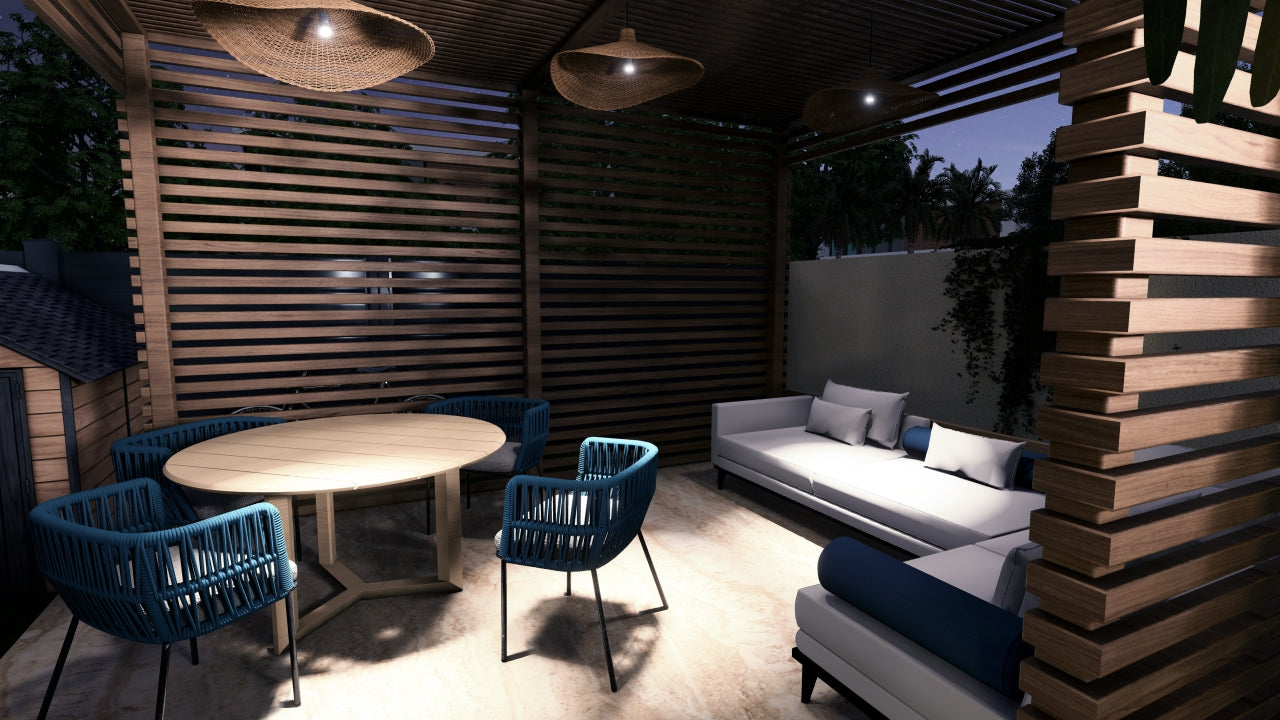 Aménagement pour jardin de lotissement