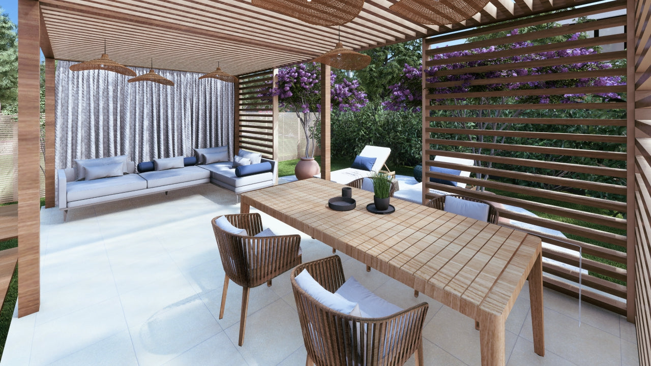 Aménagement pour jardin de lotissement