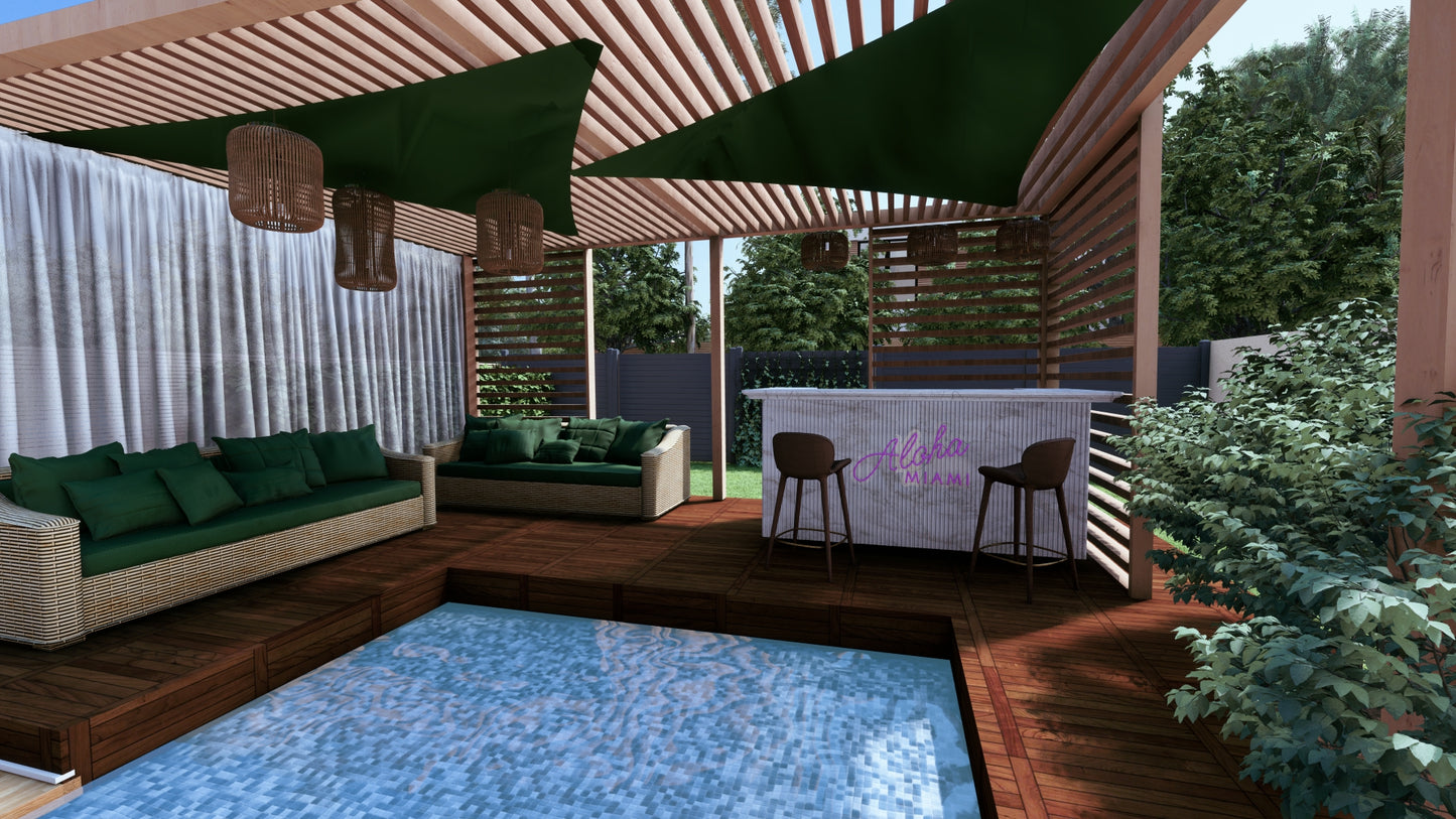 Aménagement pour jardin de lotissement