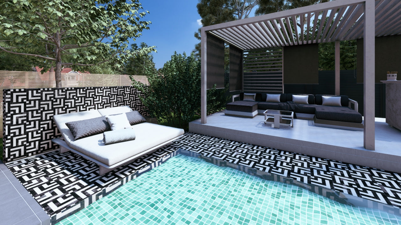 Aménagement pour jardin de lotissement